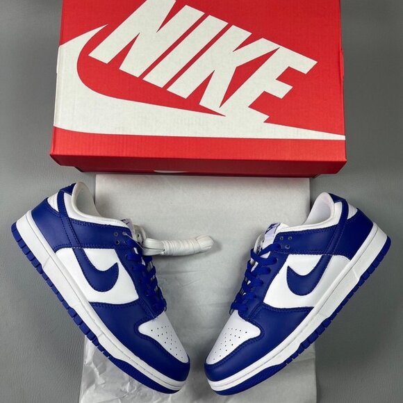 Brand New Nike Dunk Low White/Blue – US Men's Size 8.5